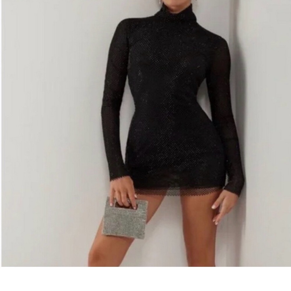 Heiress Beverly Hills Mesh Sequin Dress